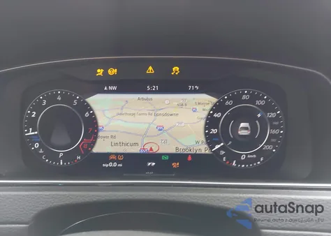 2018 Volkswagen Golf R 2.0T W/Dcc Navigation из США, поврежденный, VIN WVWVF7AU5JW213202